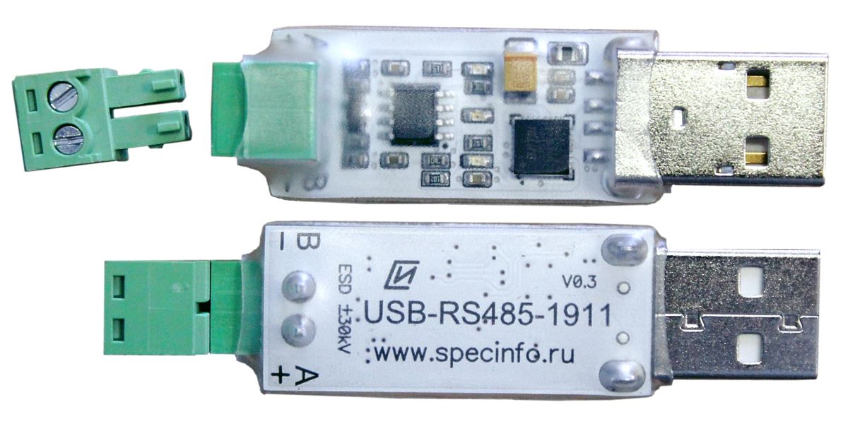 Как правильно подключить rs485 usb